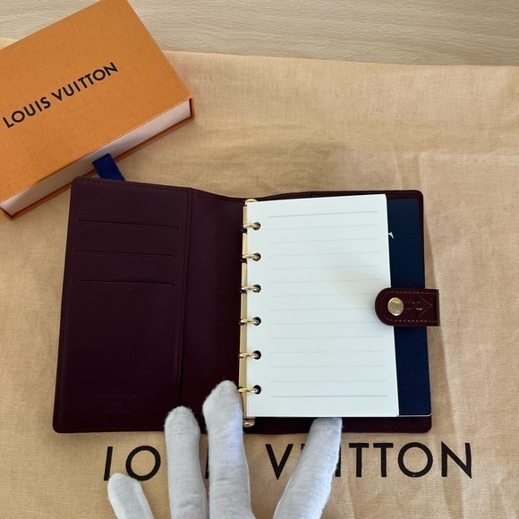 Louis Vuitton Verni Agenda PM Burgundy EUC 2010 - Picture 4 of 16